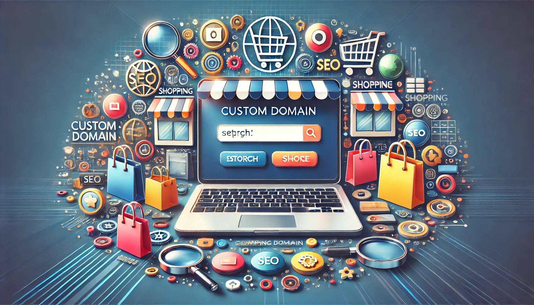 A collage representing the question do you need a domain for ecommerce?